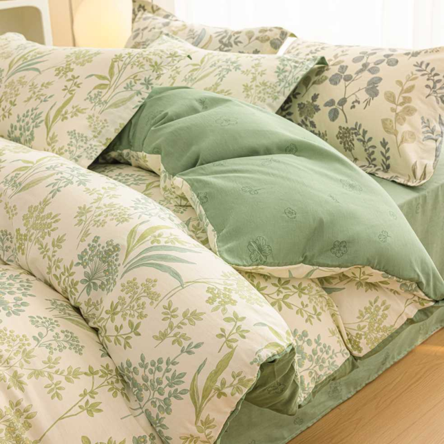 Juego de Cama Completo Luna Estampado en Algodón y Poliéster